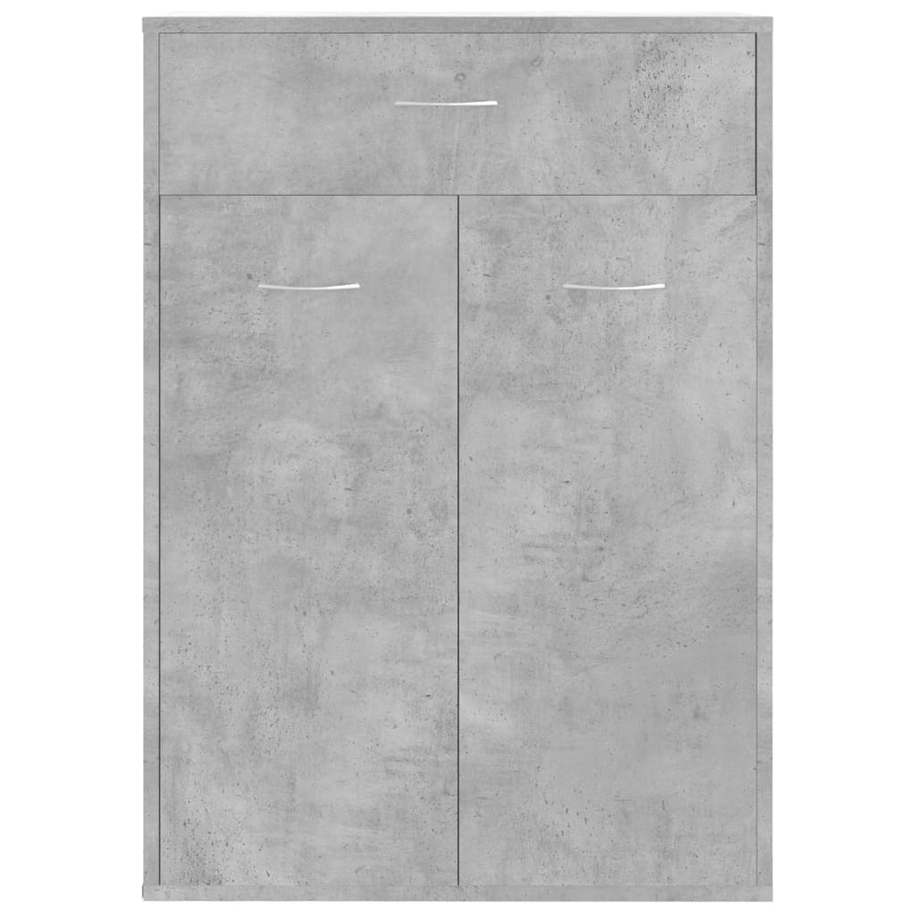 Ormarić za cipele boja betona 60 x 35 x 84 cm konstruirano drvo