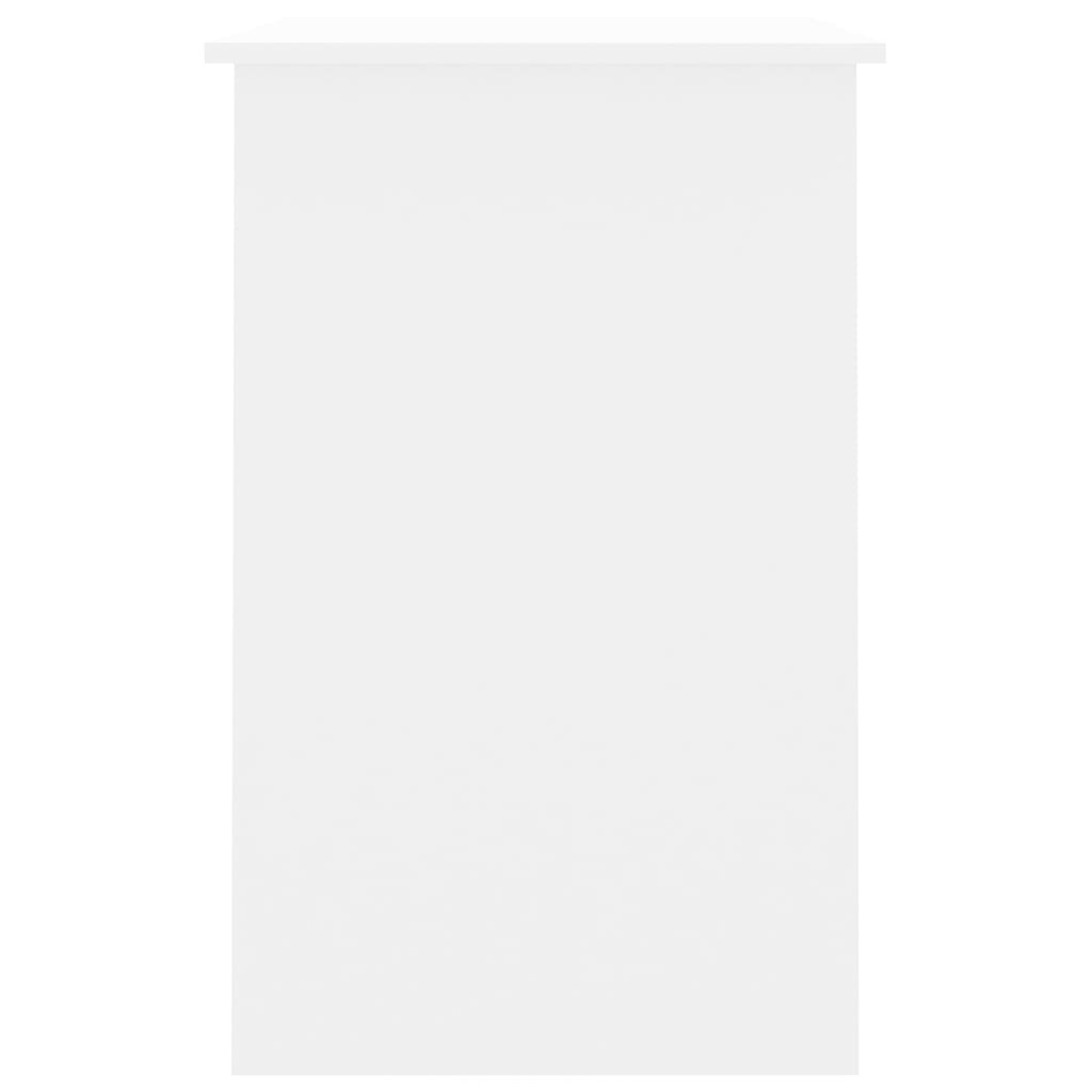 Radni stol bijeli 100 x 50 x 76 cm od konstruiranog drva