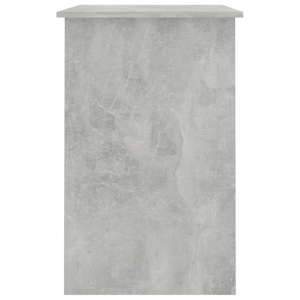 Radni stol siva boja betona 100 x 50 x 76 cm konstruirano drvo