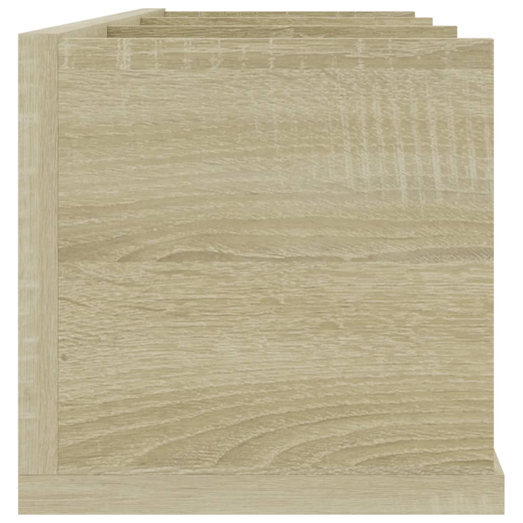 Zidna polica za CD-ove boja hrasta 75x18x18cm konstruirano drvo