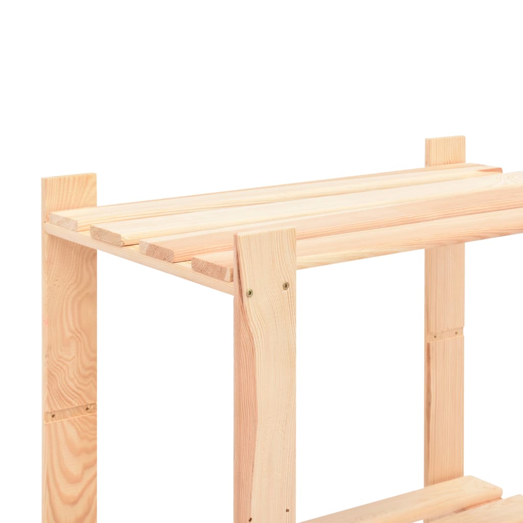 Stalci za pohranu s 5 razina 2 kom 80x38x170 cm borovina 250 kg