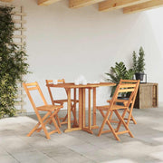 Preklopni vrtni stol 120 x 70 x 75 cm od masivne tikovine