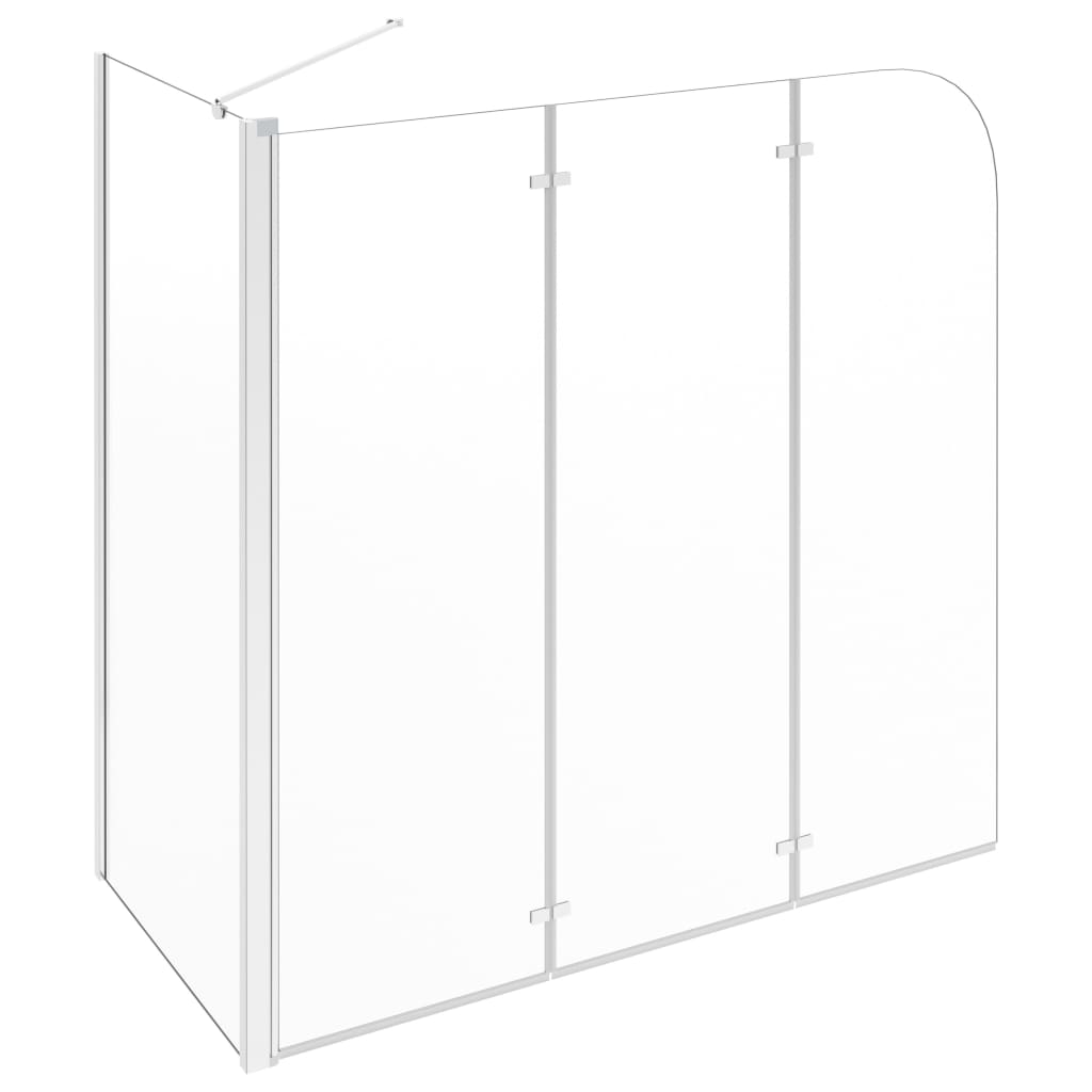 Tuš-kabina od kaljenog stakla 120 x 69 x 130 cm prozirna