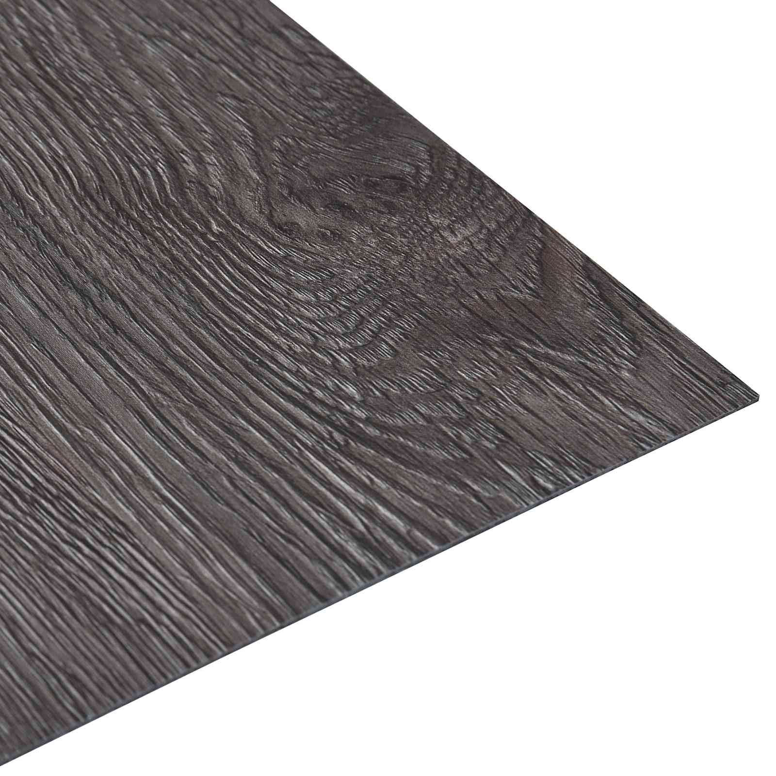 Podne daske 5,11 m² 55 pcs PVC Crna i Siva