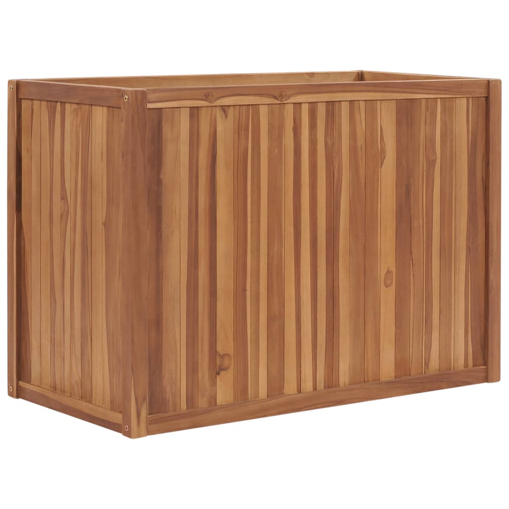 Povišena gredica 100 x 50 x 70 cm od masivne tikovine