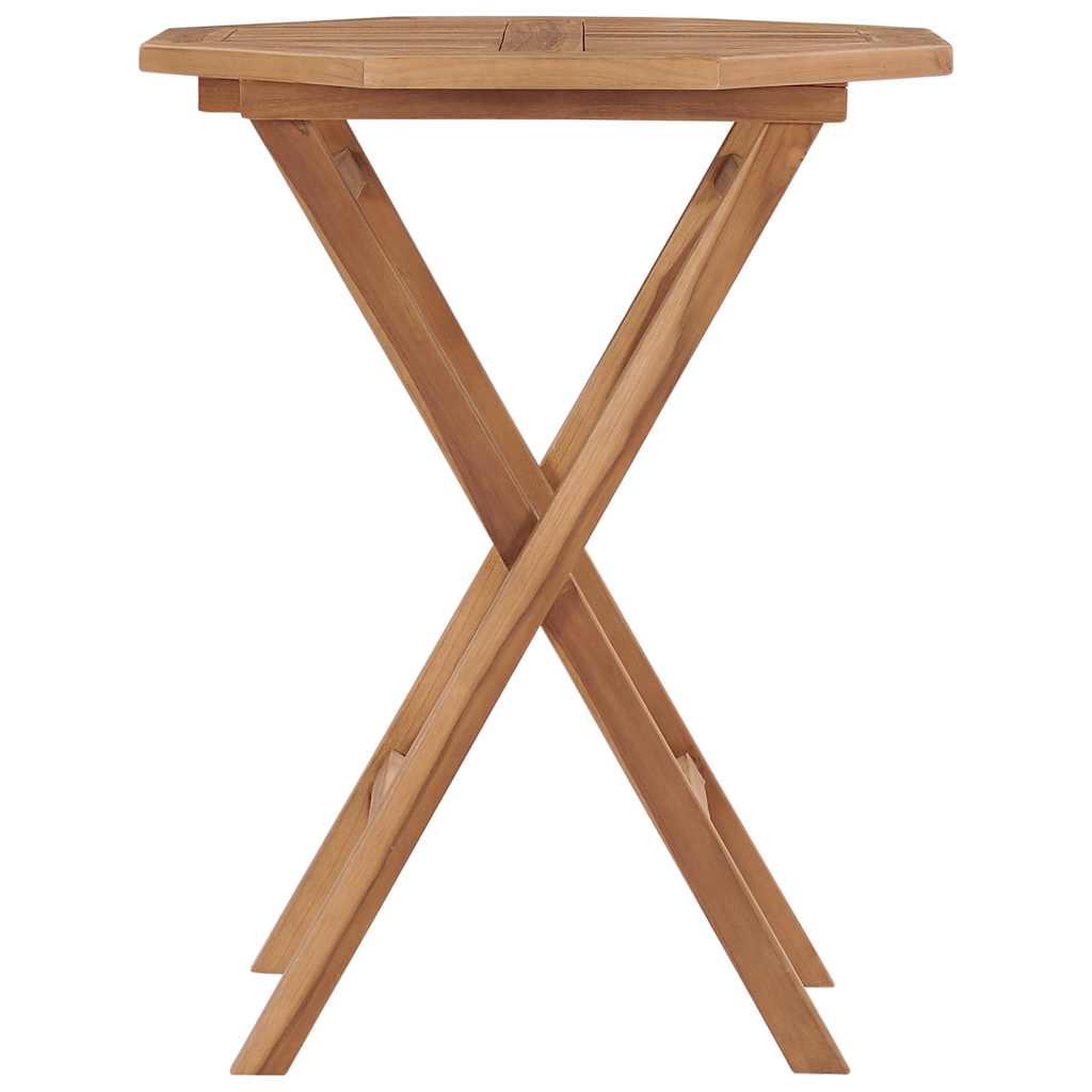 Sklopivi vrtni stol 60 x 60 x 75 cm od masivne tikovine