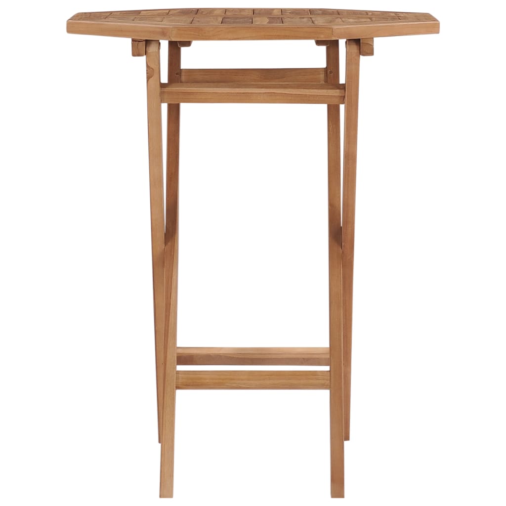 Sklopivi vrtni stol 60 x 60 x 75 cm od masivne tikovine