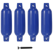 Bokobrani za brod 4 kom plavi 41 x 11,5 cm PVC