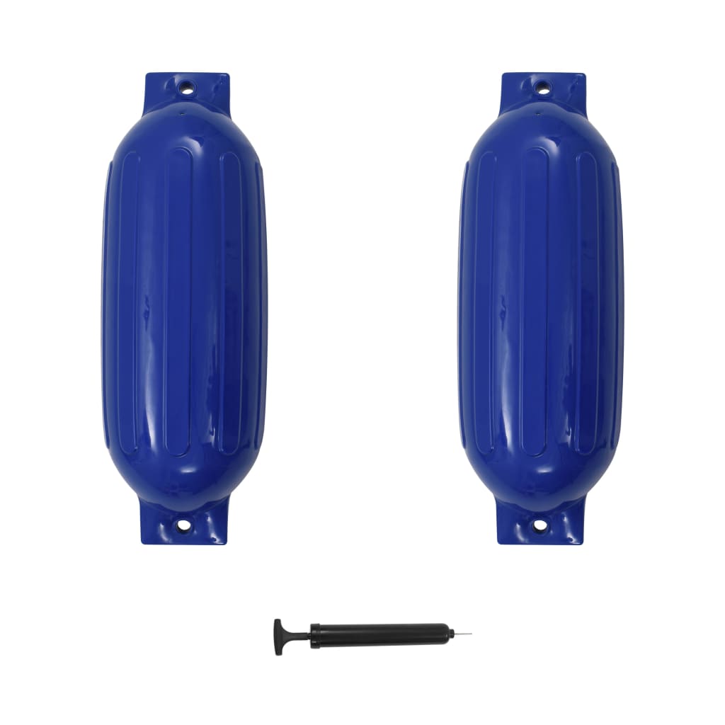 Bokobrani za brod 2 kom plavi 69 x 21,5 cm PVC