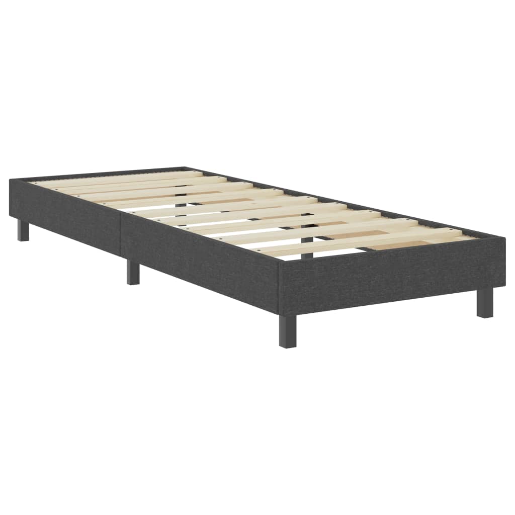 Box spring okvir za krevet od tkanine sivi 80 x 200 cm