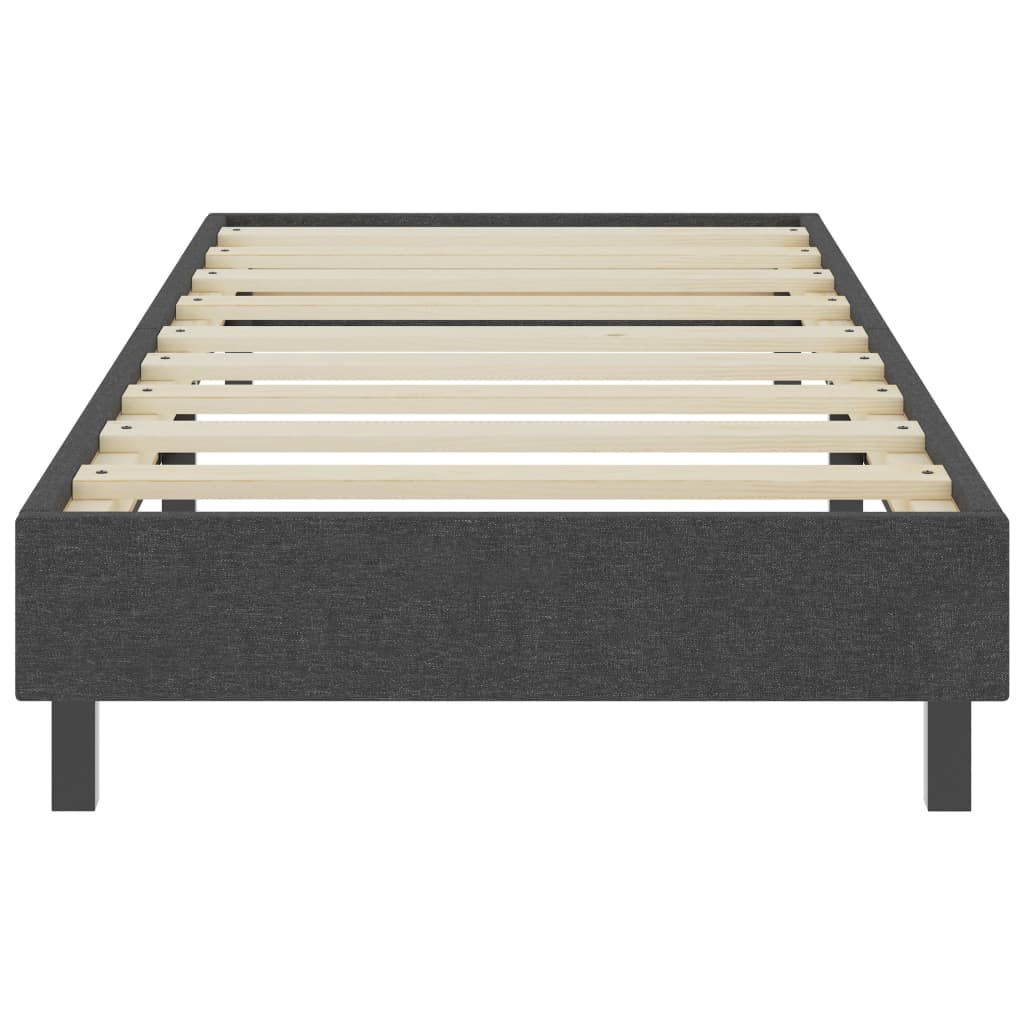 Box spring okvir za krevet od tkanine sivi 80 x 200 cm