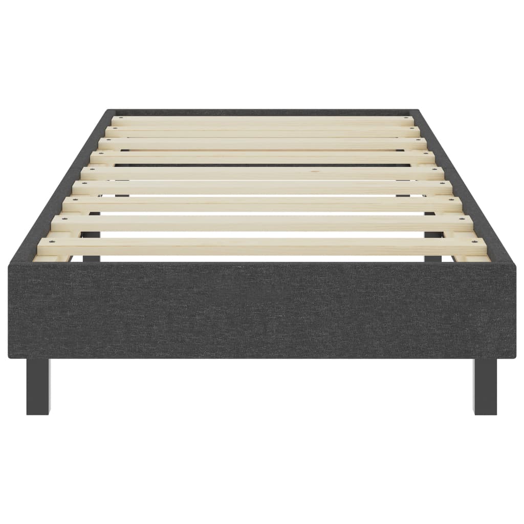 Box spring okvir za krevet od tkanine sivi 90 x 200 cm
