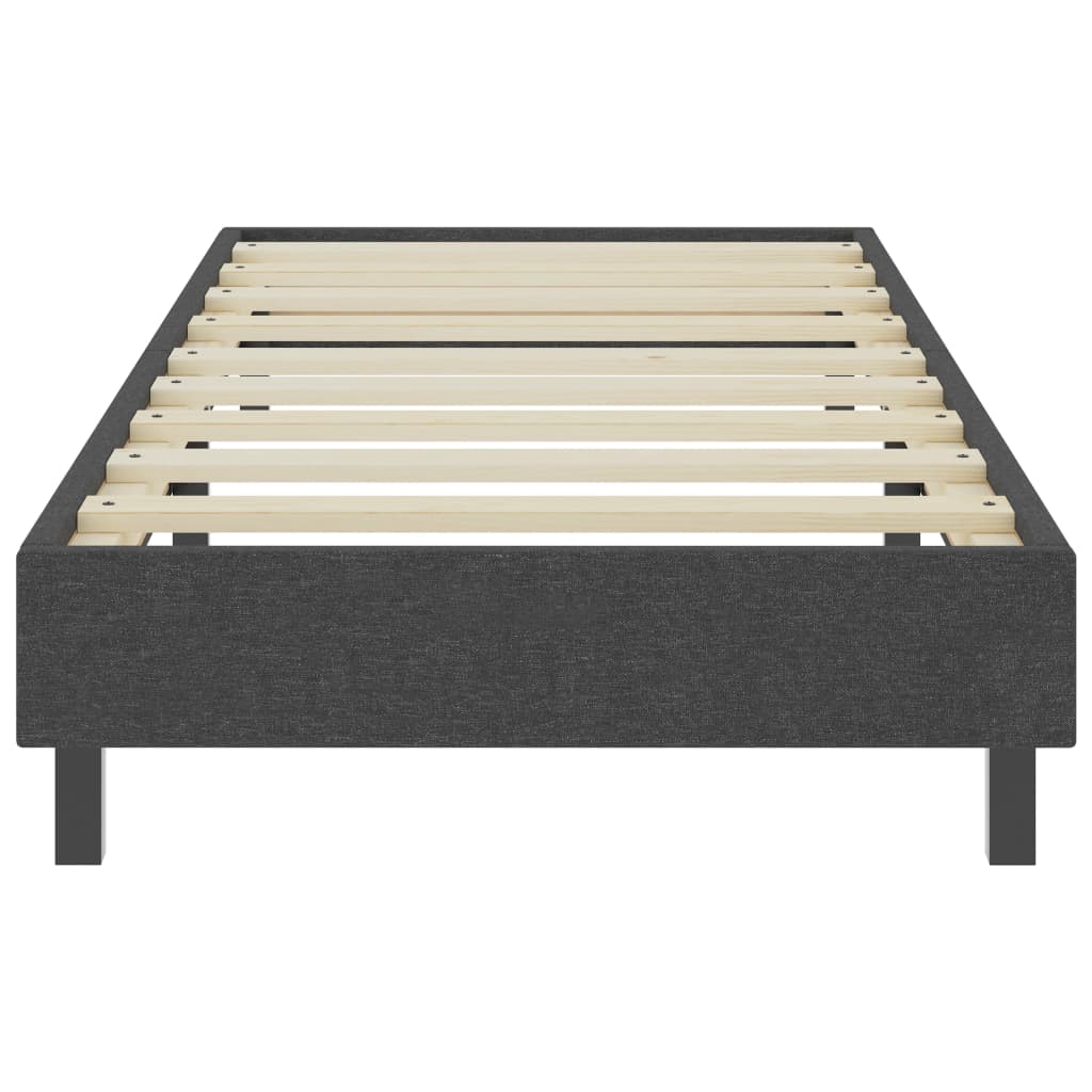 Box spring okvir za krevet od tkanine sivi 100 x 200 cm