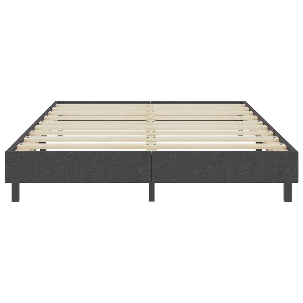 Box spring okvir za krevet od tkanine sivi 160 x 200 cm