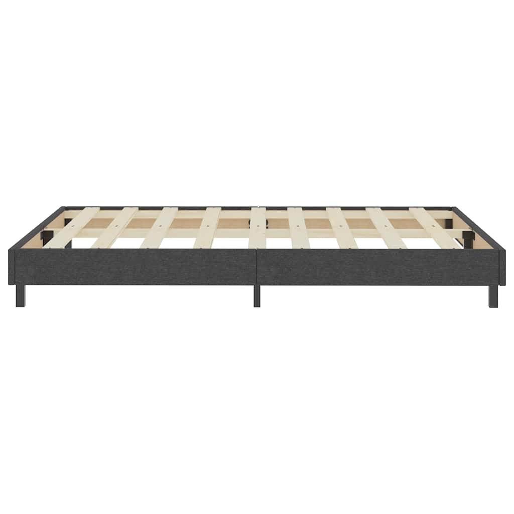 Box spring okvir za krevet od tkanine sivi 160 x 200 cm