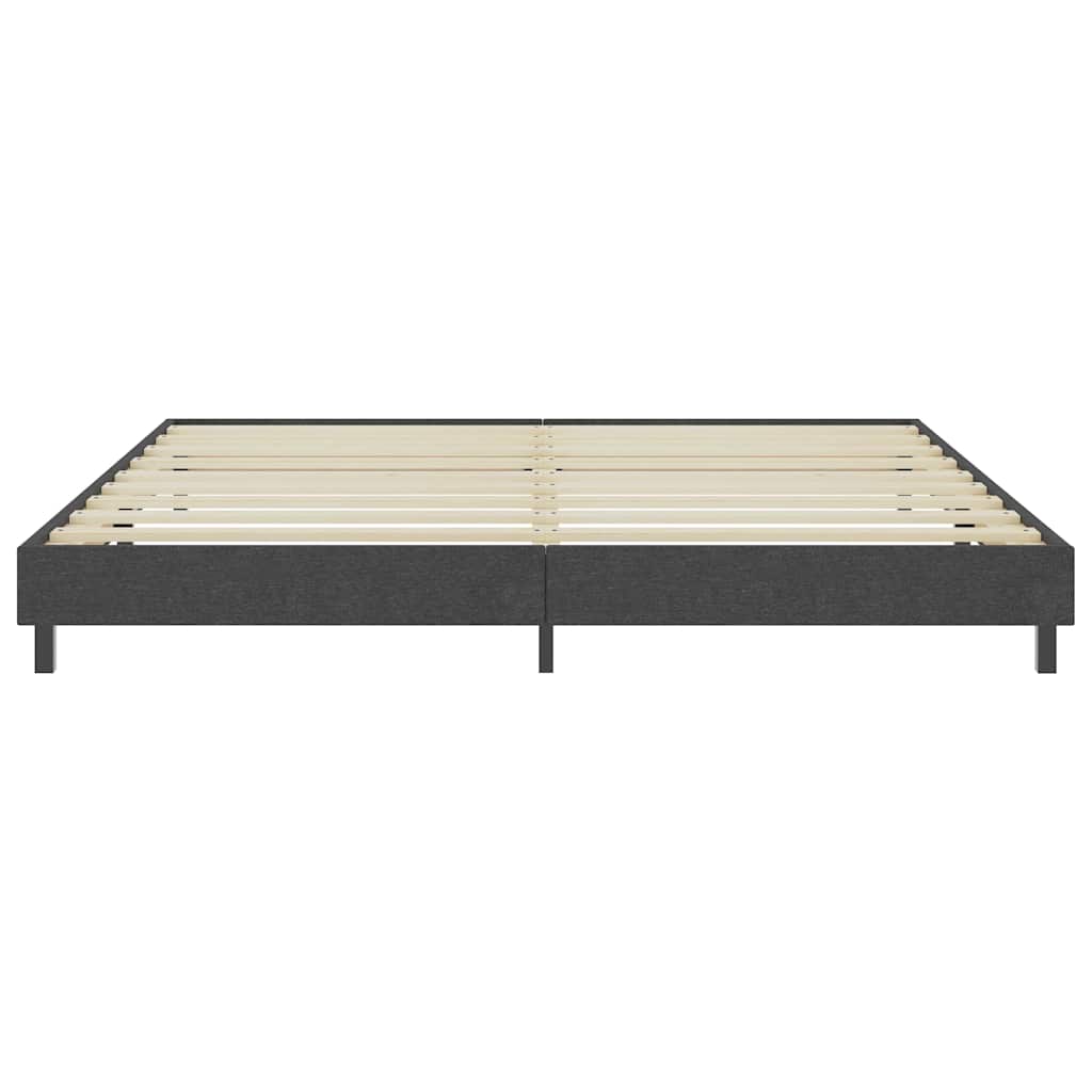 Box spring okvir za krevet od tkanine sivi 200 x 200 cm