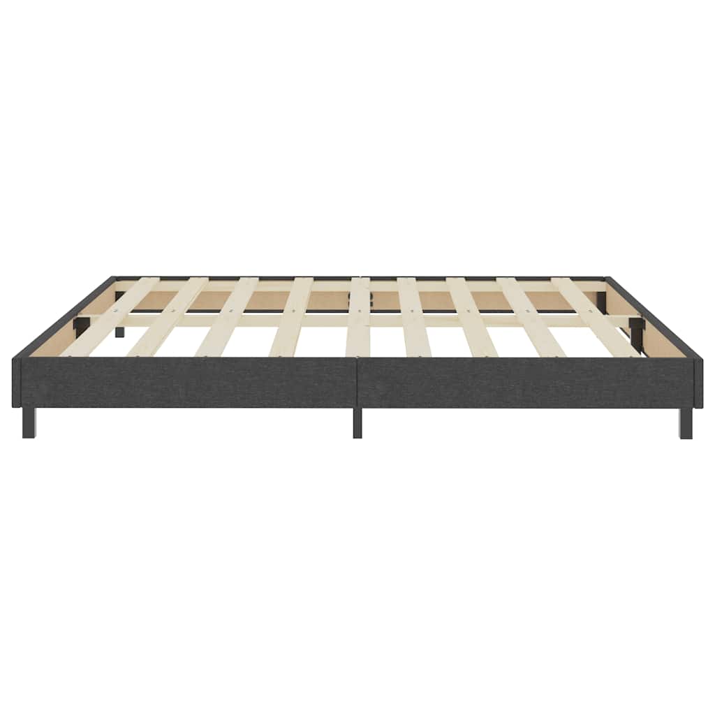 Box spring okvir za krevet od tkanine sivi 200 x 200 cm