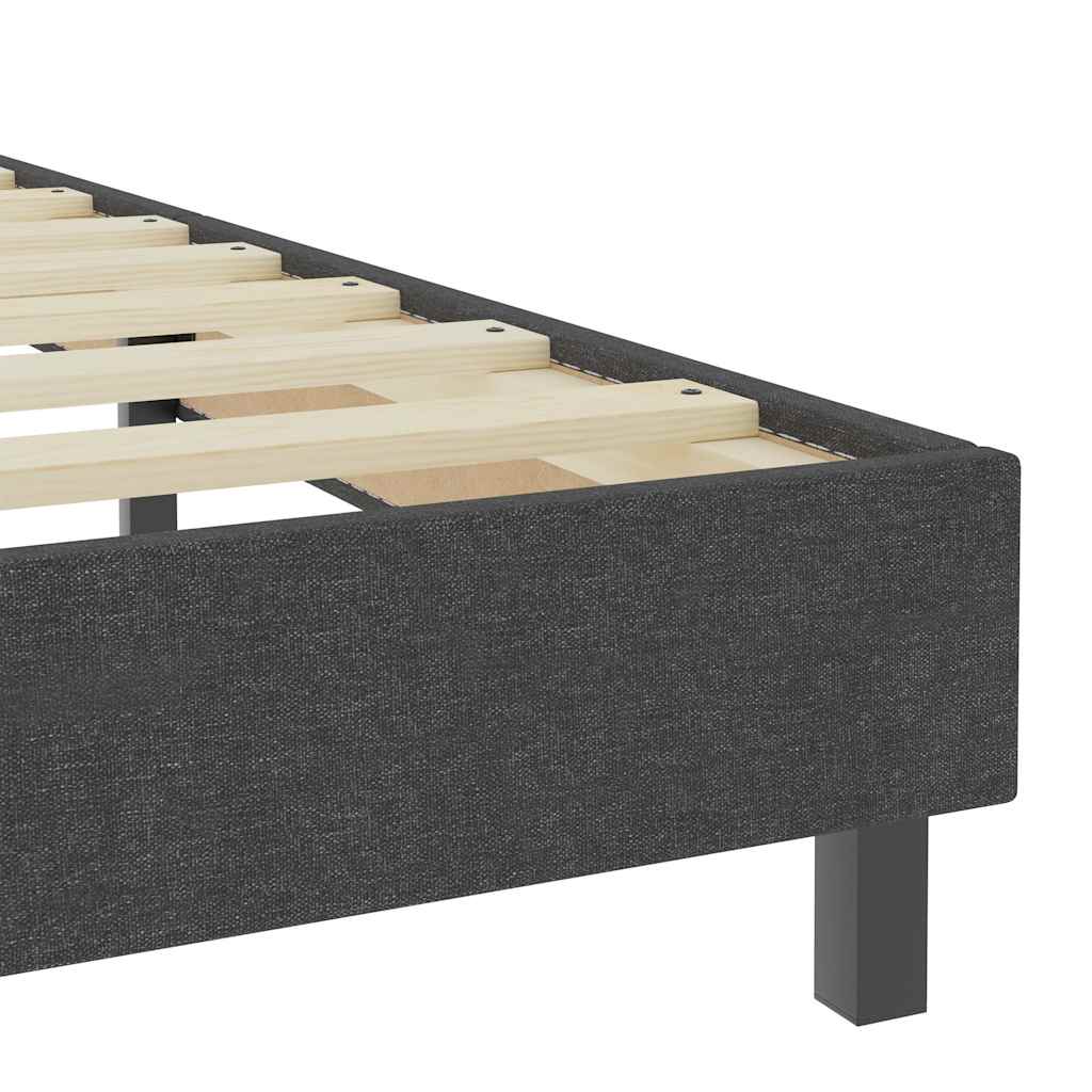 Box spring okvir za krevet od tkanine sivi 200 x 200 cm