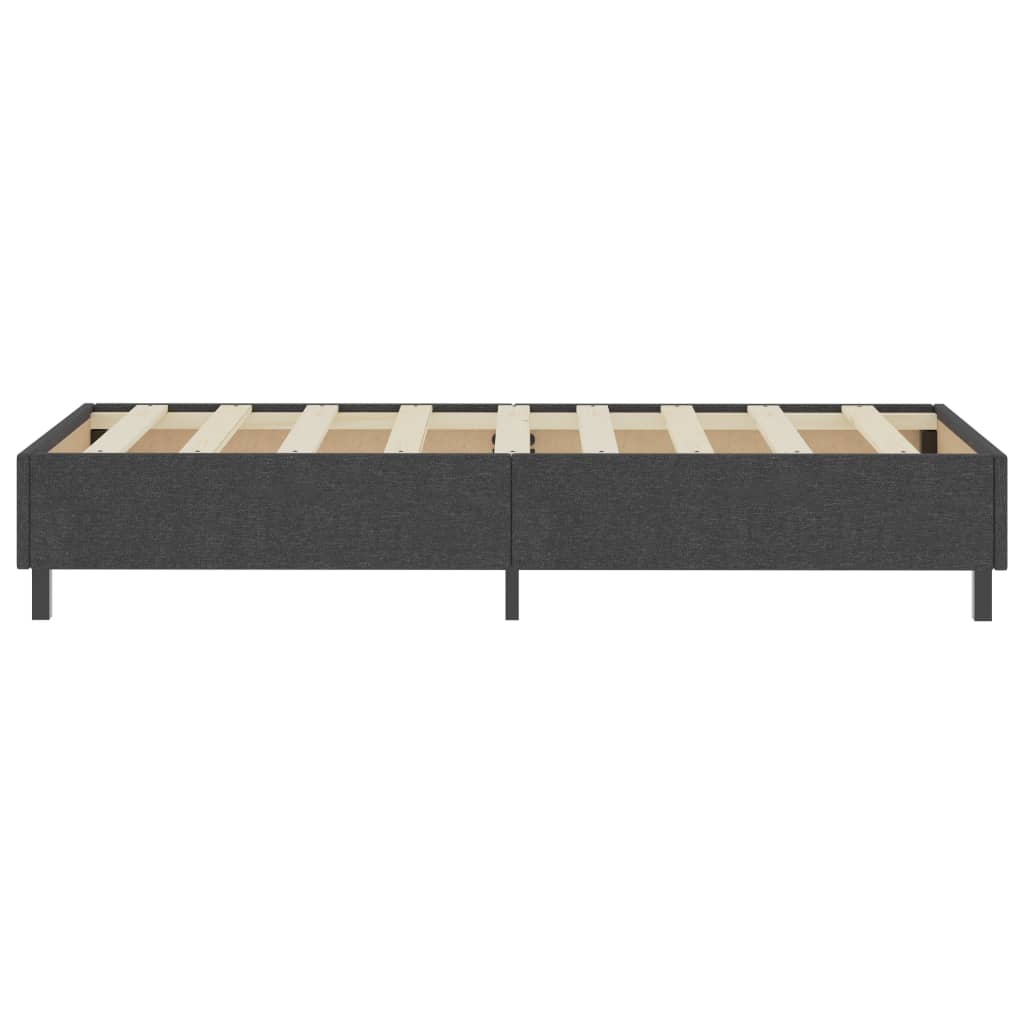 Box spring okvir za krevet od tkanine sivi 100 x 200 cm