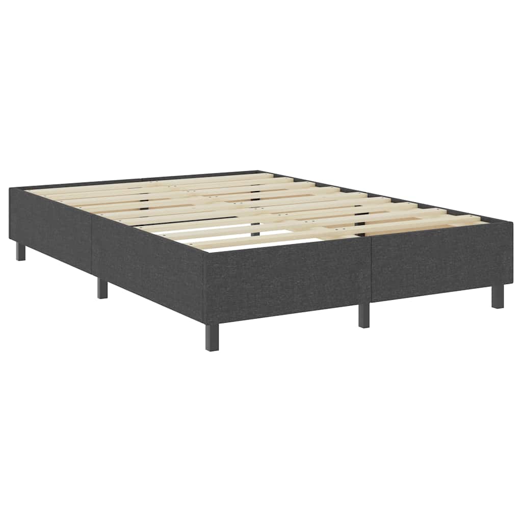 Box spring okvir za krevet od tkanine sivi 160 x 200 cm
