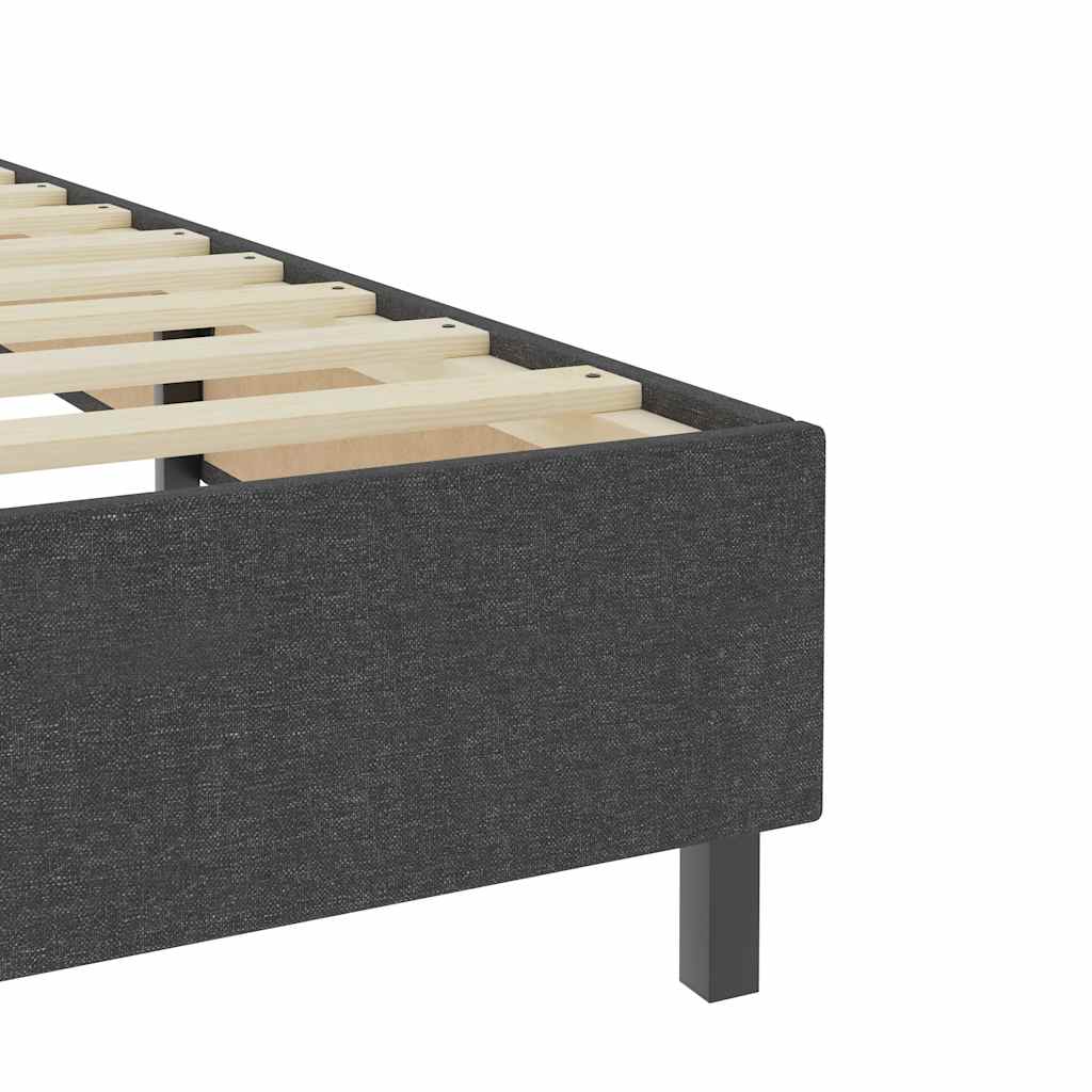 Box spring okvir za krevet od tkanine sivi 160 x 200 cm