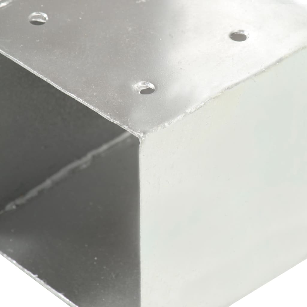 Spojnici za stupove u T-obliku 4 kom pocinčani metal 71 x 71 mm