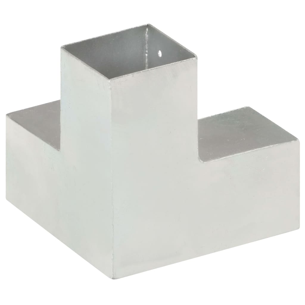 Spojnici za stupove u Y-obliku 4 kom pocinčani metal 81 x 81 mm