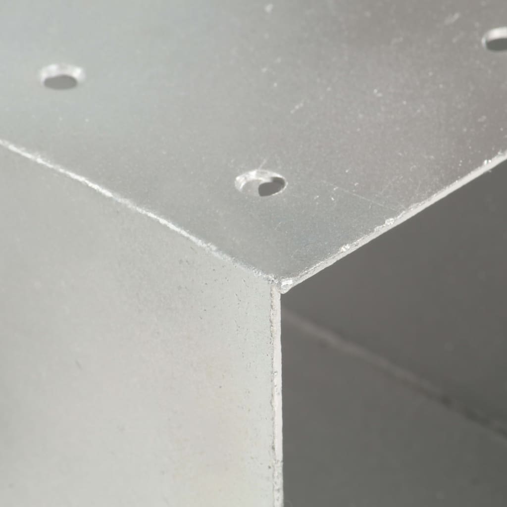 Spojnici za stupove u Y-obliku 4 kom pocinčani metal 81 x 81 mm