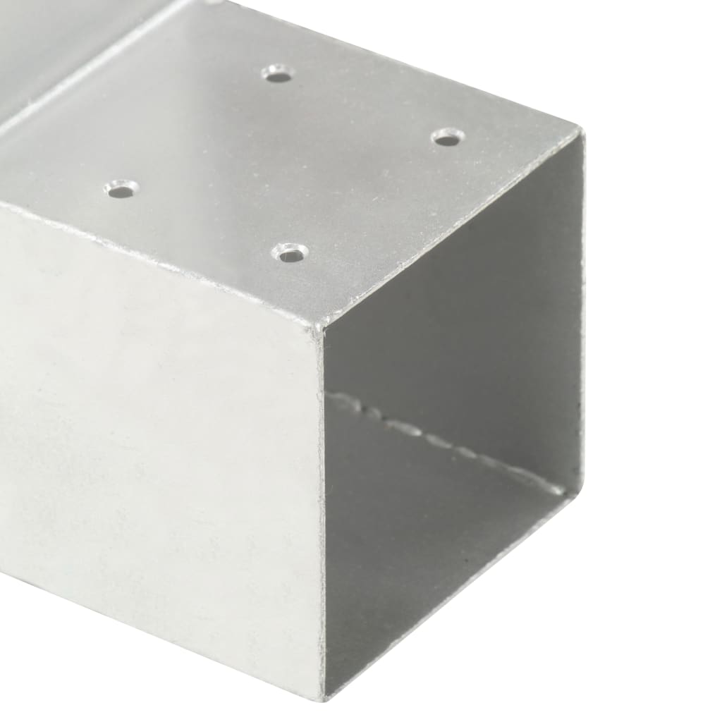 Spojnik za stupove u L-obliku od pocinčanog metala 91 x 91 mm