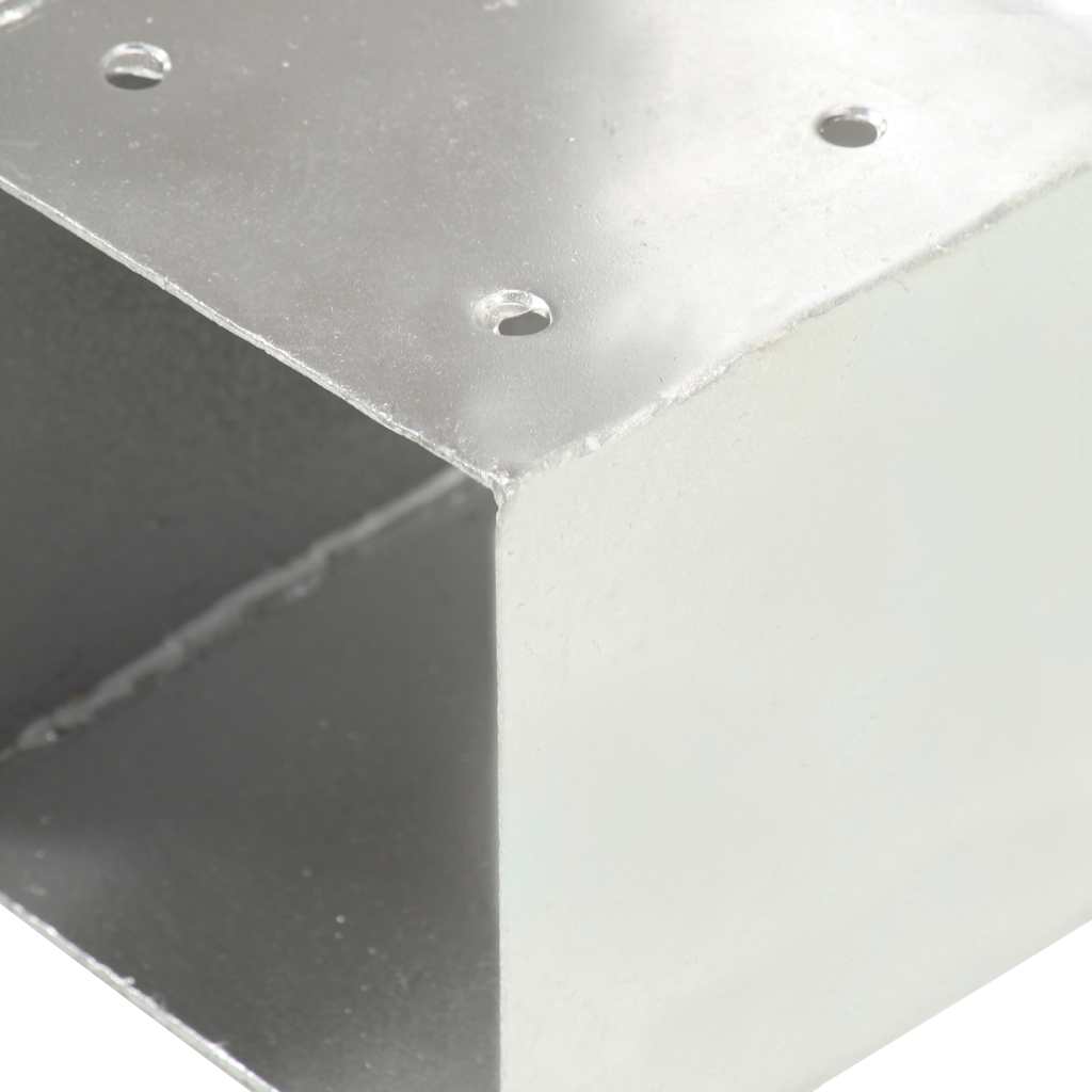 Spojnici za stupove u T-obliku 4 kom pocinčani metal 101x101 mm