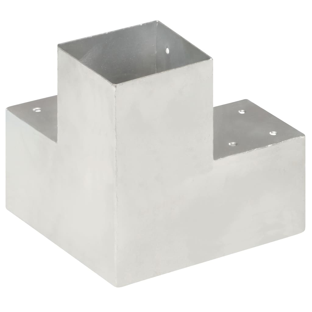 Spojnici za stupove u Y-obliku 4 kom pocinčani metal 101x101 mm