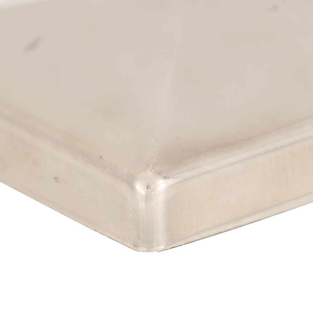 Piramidalni poklopci za stupove ograde 6 kom čelični 101x101 mm
