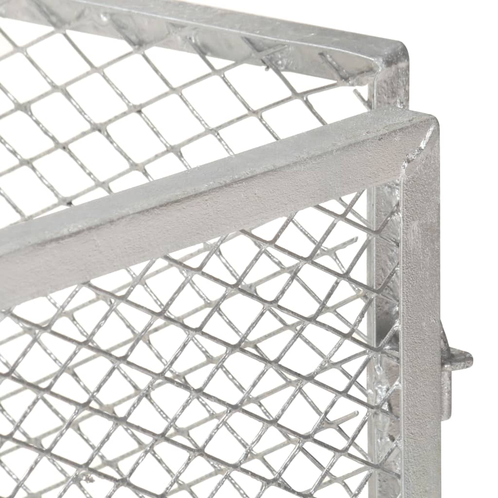 Vrtna posuda za kompost 85 x 85 x 70 cm od pocinčanog željeza