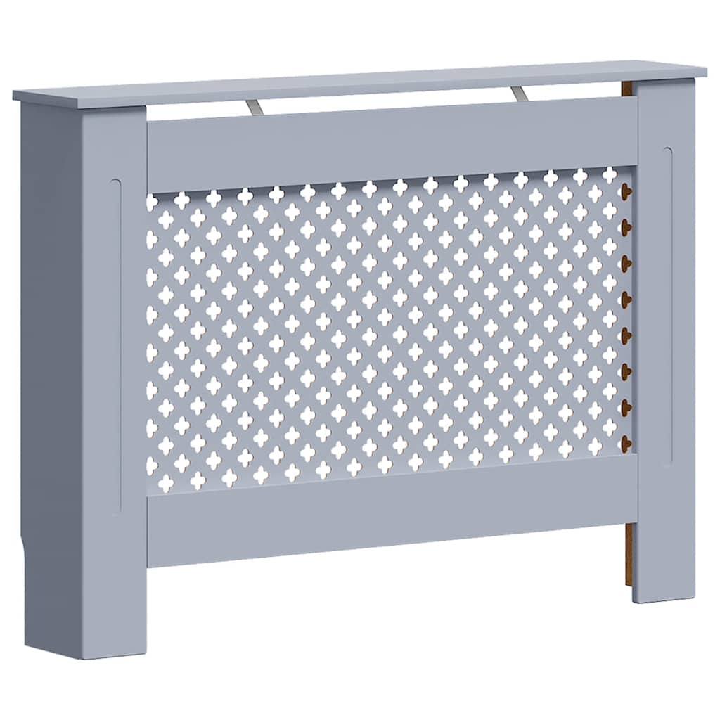 Pokrov za radijator antracit 112 x 19 x 81,5 cm MDF