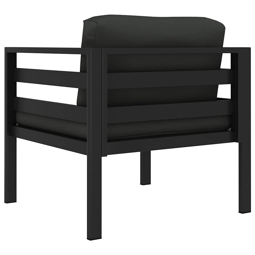Sofa za jednu osobu s jastucima aluminijska antracit