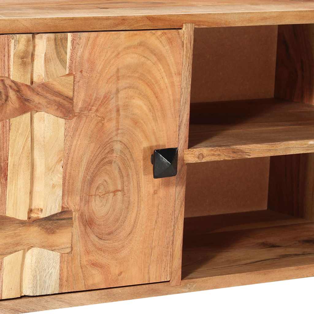 TV ormarić 118 x 30 x 45 cm od masivnog bagremovog drva