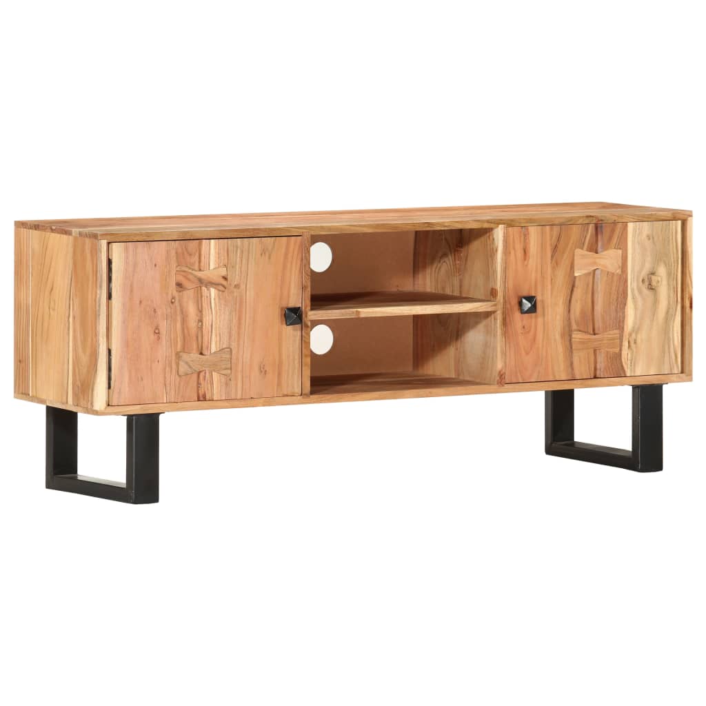 TV ormarić 118 x 30 x 45 cm od masivnog bagremovog drva