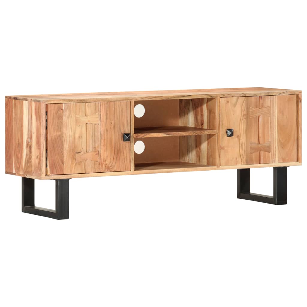 TV ormarić 118 x 30 x 45 cm od masivnog bagremovog drva