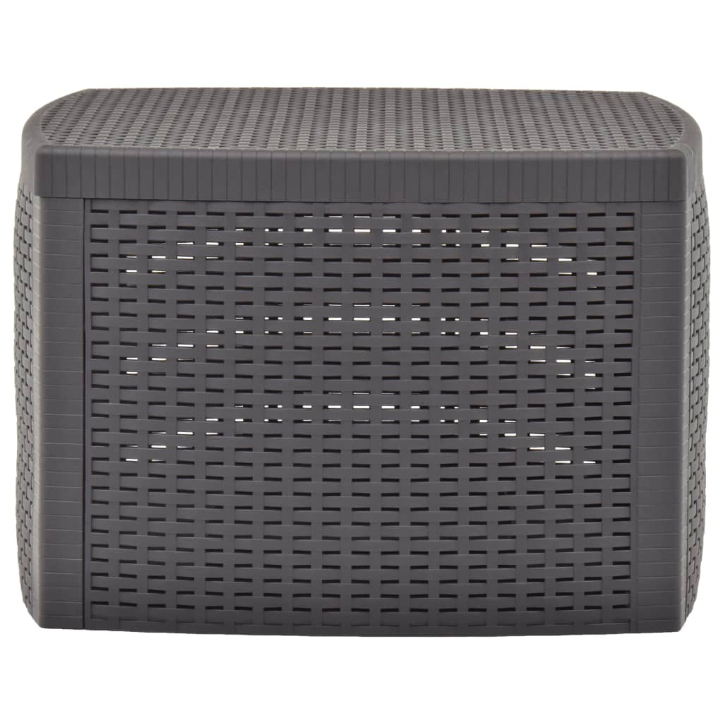 Bočni stol boja kave 54 x 54 x 36,5 cm plastični