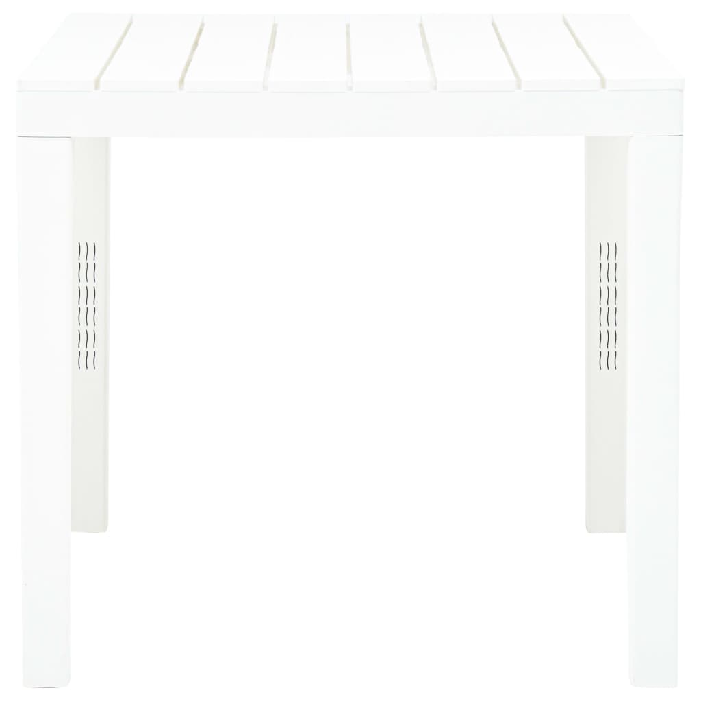 Vrtni stol bijeli 78 x 78 x 72 cm plastični