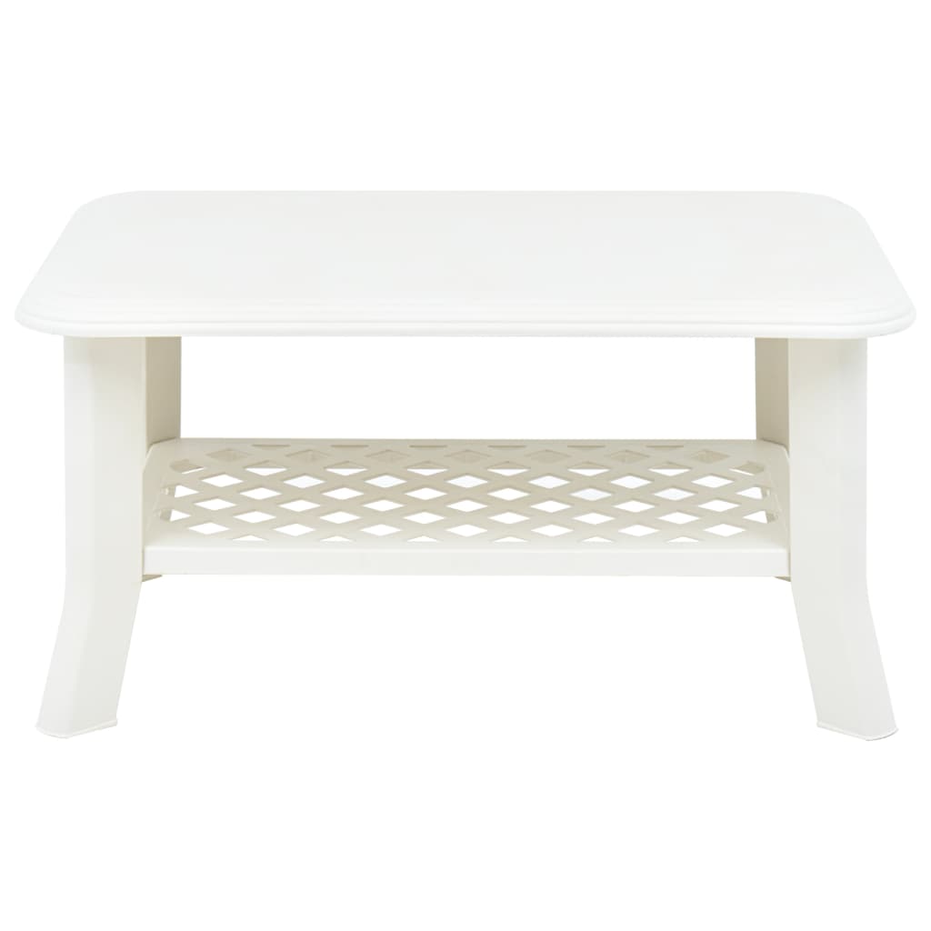 Stolić za kavu bijeli 90 x 60 x 46 cm plastični
