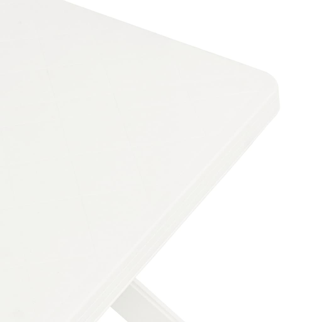 Bistro stol bijeli 70 x 70 x 72 cm plastični