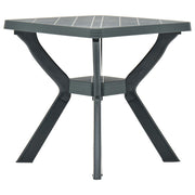 Bistro stol zeleni 70 x 70 x 72 cm plastični