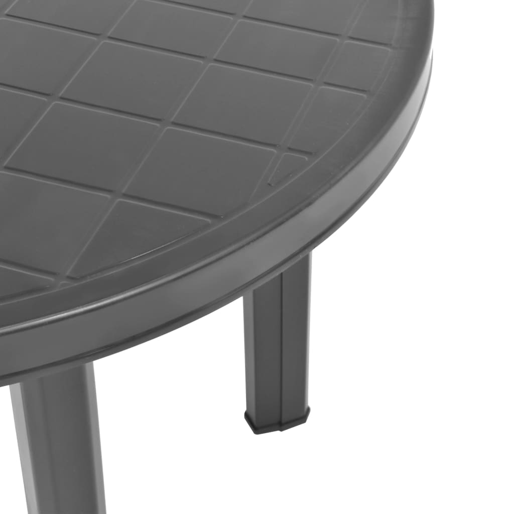Vrtni stol antracit 89 cm plastični