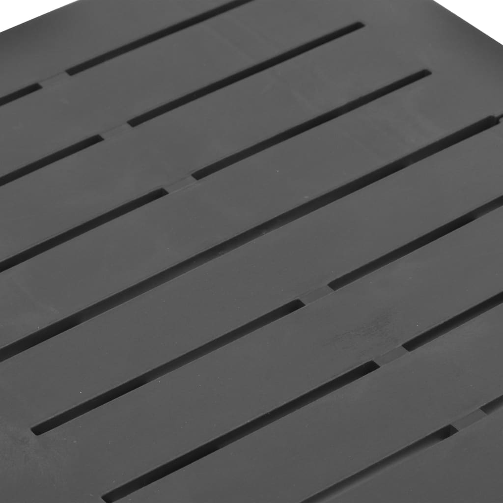 Sklopivi vrtni stol antracit 45 x 43 x 50 cm plastični