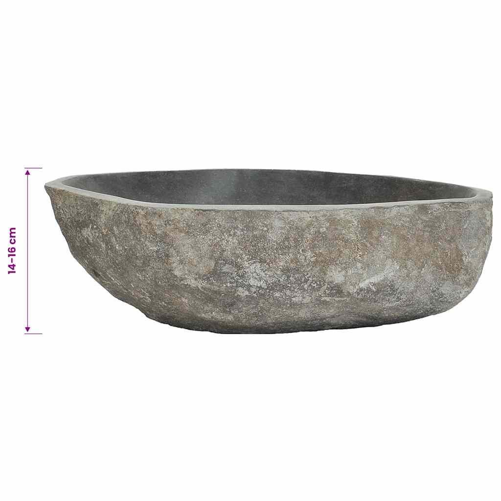 Umivaonik od riječnog kamena ovalni (45 - 53) x (34 - 41) cm