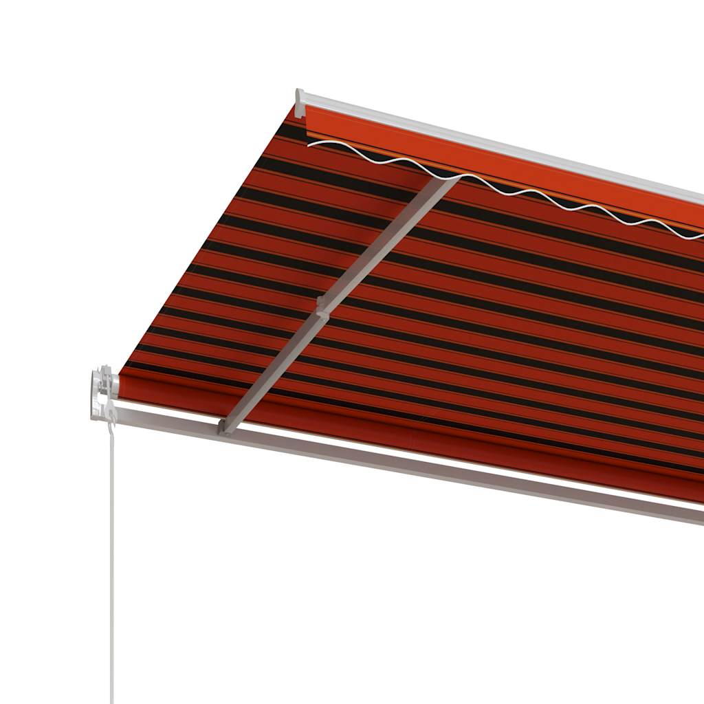 Tenda na automatsko uvlačenje 600 x 300 cm narančasto-smeđa