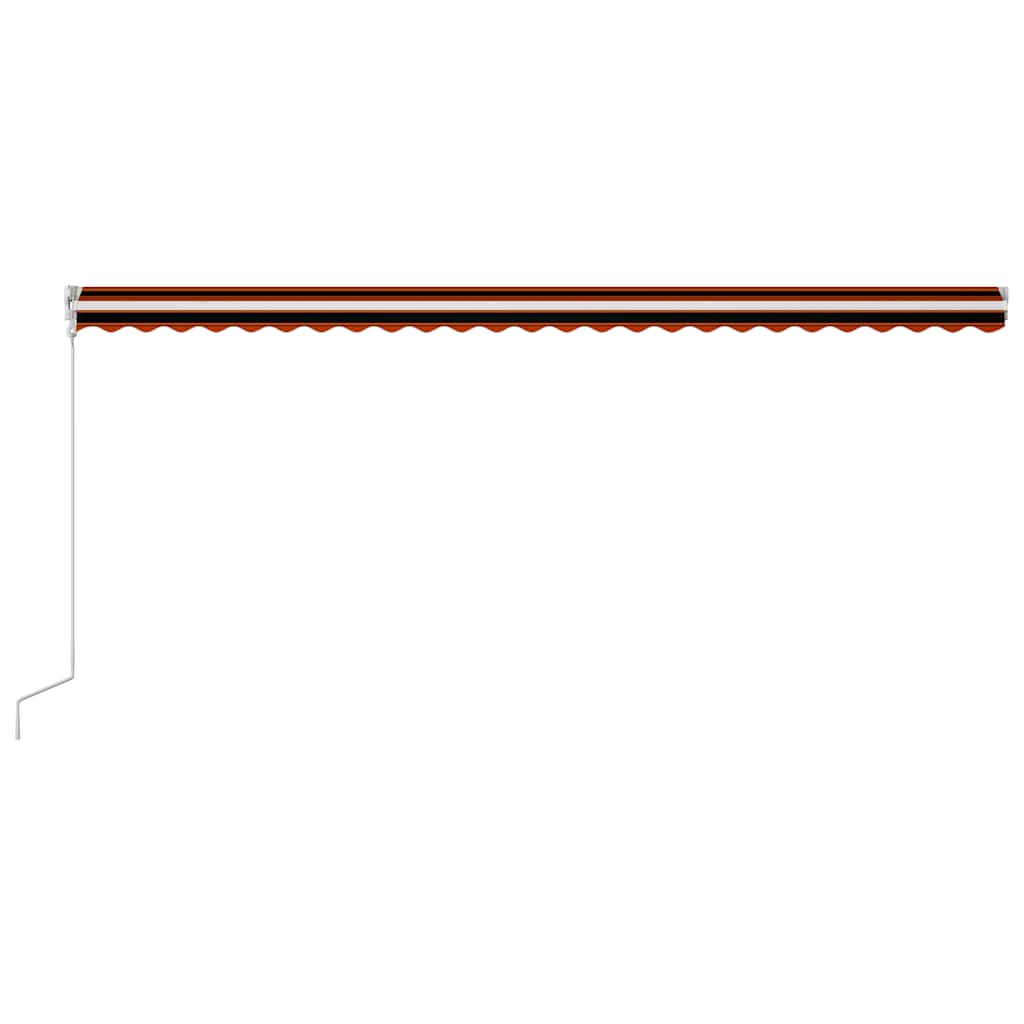 Tenda na automatsko uvlačenje 600 x 300 cm narančasto-smeđa