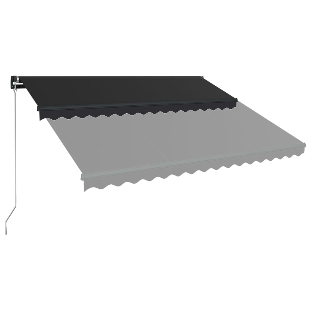 Tenda na ručno uvlačenje 450 x 300 cm antracit