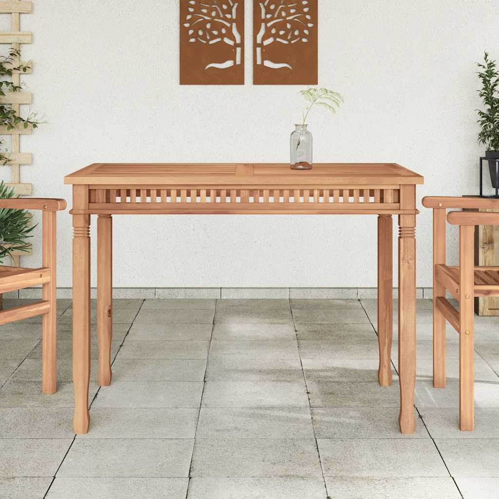 Vrtni blagovaonski stol 120 x 65 x 80 cm od masivne tikovine